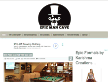 Tablet Screenshot of epicmancave.net